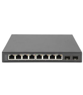 Switch 8 puertos Gigabit + 2 puertos Gigabit SFPSwitch 8 puertos Gigabit + 2 puertos Gigabit SFP