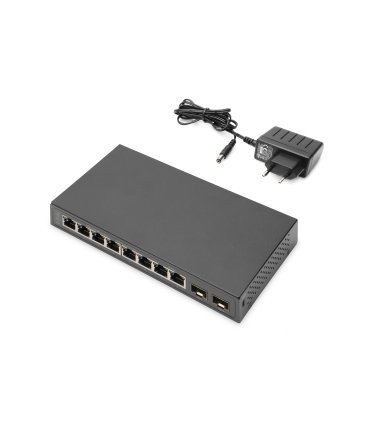 Switch 8 puertos Gigabit + 2 puertos Gigabit SFP
