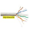 Cable CAT6A UTP rígido PVC. 300Mts. Eca. (Liquidación)