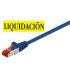 LATIGUILLO RJ45 CAT.6 SFTP FLEXIBLE COBRE 10 GIGABIT 1mt PVC