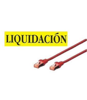 Latiguillo RJ45 4m CAT6 FTP LSZH Rojo (Liquidación)