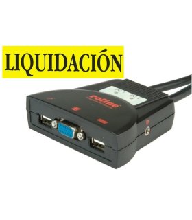 KVM automático 2 Puertos USB con AUDIO (Liquidación)