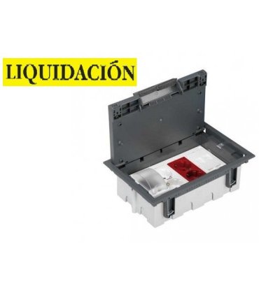 Kit caja de suelo regulable para suelo técnico 8 elementos gris Simon 500 Cima (Liquidación)