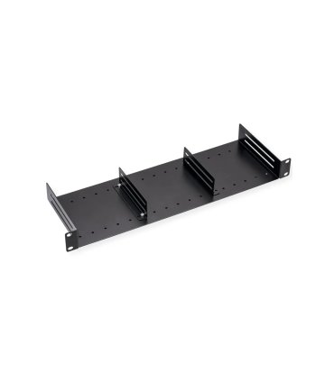 Bandeja rack 19" 1U con fondo 150 mm y divisores ajustables
