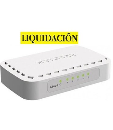 Netgear GS605-400PES Switch 5p Gigabit 10/100/1000 autosensing Base-T