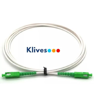 Latiguillo Fibra Óptica monomodo Simples SC-SC APC 30 Metros