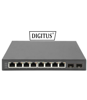 Switch 8 puertos Gigabit + 2 puertos Gigabit SFP