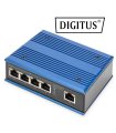 Switch 5 Ptos GIGABIT Carril DIN Industrial