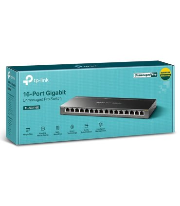 Switch sobremesa 16 puertos Gigabit Gestionable carcasa metálica