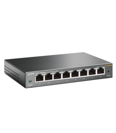 Switch 8 puertos Gigabit Gestionable carcasa metálica sobremesa