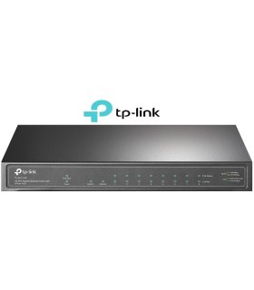 Switch Tp-Link 9 Ptos. Gigabit con PoE + de 8 puertos y 1 SFP Switch Tp-Link 9 Ptos. Gigabit con PoE + de 8 puertos y 1 SFP