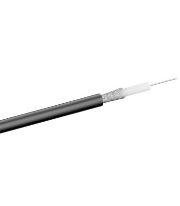 Cable coaxial de doble blindaje para conexiones audiovisuales universa