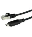 Cable convertidor USB 3.2 Gen 2 a Gigabit Ethernet, Negro, 1,5 m