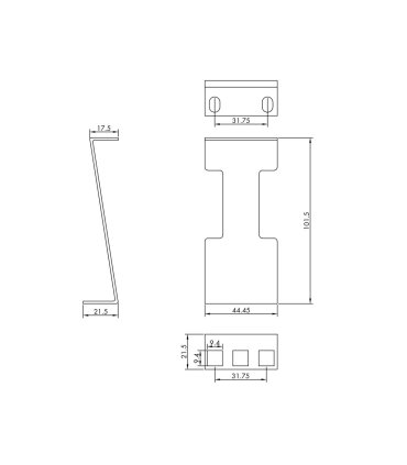 Extensor de profundidad para rack