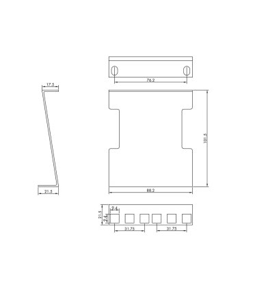 Extensor de profundidad para rack