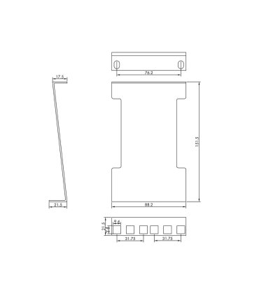 Extensor de profundidad para rack