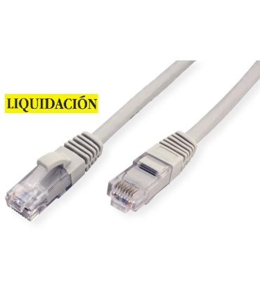 Latiguillo RJ45 20m CAT6A UTP Gris (PVC)