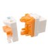 CONECTOR RJ45 HEMBRA CAT6A Crimpado fácil  para pachpanel.