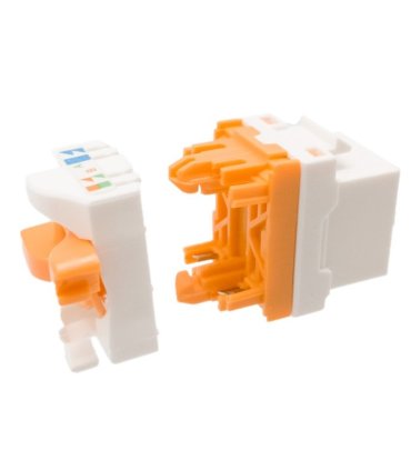 CONECTOR RJ45 HEMBRA CAT6A Crimpado fácil  para pachpanel.