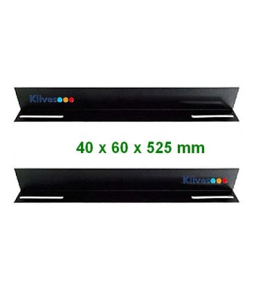 Par de guias fijas para rack 19" suelo fondo 800mm