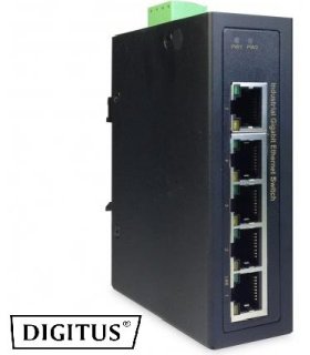 Switch 5 Ptos GIGA Carril DIN Industrial
