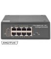 Switch 7 Ptos POE+ GIGA y 1 Pto PD Carril DIN Industrial