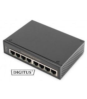 Switch 8 Ptos GIGA Carril DIN Industrial