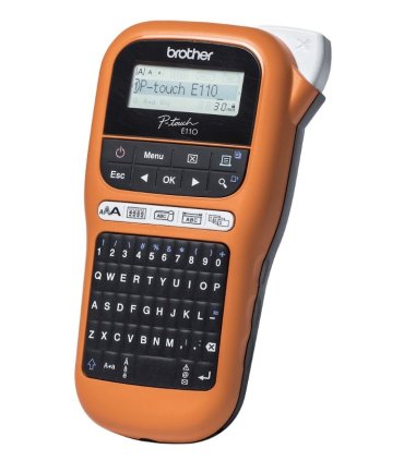 PT-E110 Rotuladora electrónica portátil pequeña brother económica.