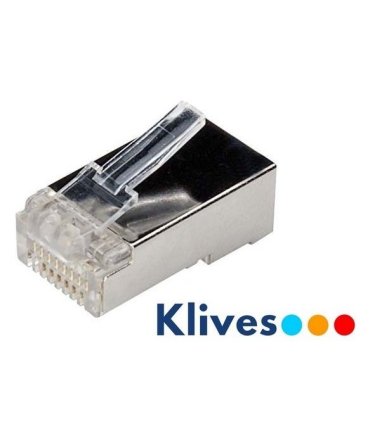 Conector macho RJ45 CAT6 FTP 8 Hilos Sin Guía