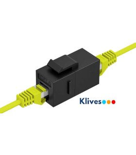 Conector doble hembra CAT6 UTP para paneles parcheo