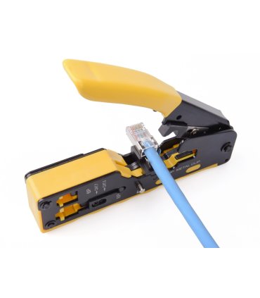Crimpadora RJ45 macho RJ45 6P,8P, Cat6, Cat6A y Cat7 PASANTES