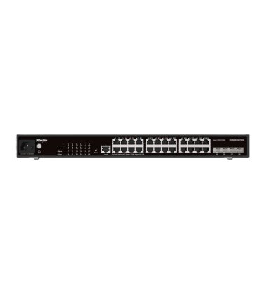 Switch Gigabit gestionable Cloud 24 RJ45, 4 SFP, sin ventiladores