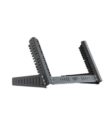 Bastidor L 19" 6U negro REGULABLE