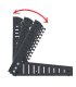 Bastidor L 19" 6U negro REGULABLE