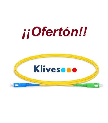 Latiguillo Fibra Óptica monomodo Simples SC/APC-SC UPC 40 Metros