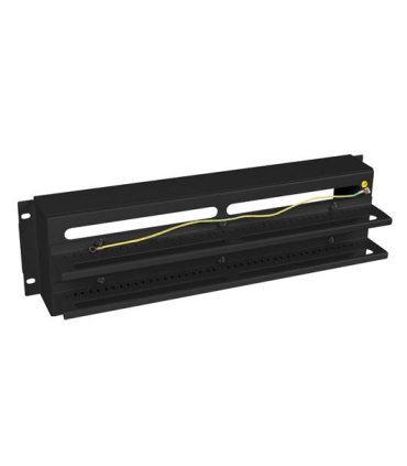 Panel 19" 3U cerrado con carril DIN para 22 magnetotermicos