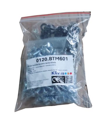 Kit de tornillería para rack.