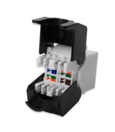 CONECTOR RJ45 HEMBRA CAT6A Crimpado fácil  para pachpanel.