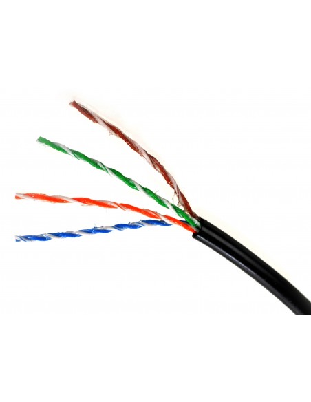 CABLE RED CAT.6A FTP RIGIDO EXTERIOR AWG23, 500M