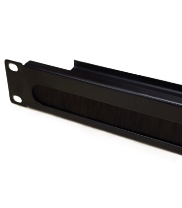 Panel 1U Guía cable con cepillo cerrado. disponible cepillo abierto 19