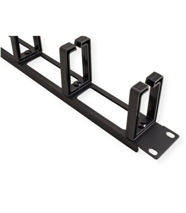 Panel 19" 1U Guía Cables 5 Anillas con 4 huecos