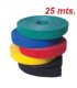 Cinta Velcro 10mm de Ancho. Rollo 25 mts. Varios Colores.