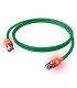 Latiguillo Cat.6A S/FTP Verde DualBoot LED