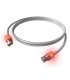 Latiguillo Cat.6A S/FTP Gris DualBoot LED