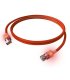 Latiguillo Cat.6A S/FTP Rojo DualBoot LED