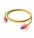 Latiguillo Cat.6A S/FTP Amarillo DualBoot LED