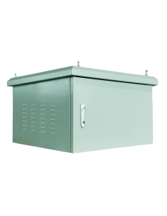 Rack mural 19" IP65 6U Fondo 450 con TEJADILLO