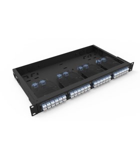 Bandeja Rack 19" 4 Puertos para Cassettes MPO