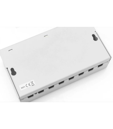 Panel Vacío 8 Puertos GRIS Sobremesa/Pared Apantallado     "