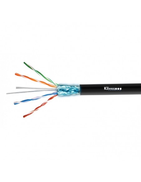 CABLE RED CAT.6 FTP RIGIDO EXTERIOR AWG23, 500M